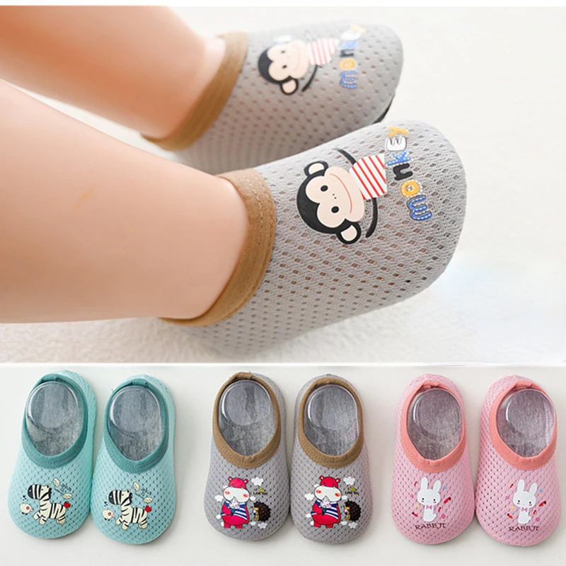 

Baby Floor Sock Shoes Newborn Baby Infants Toddler Soft Sole Anti-skip Girls First Walker Children Home Shoes for 0-4Year Kids