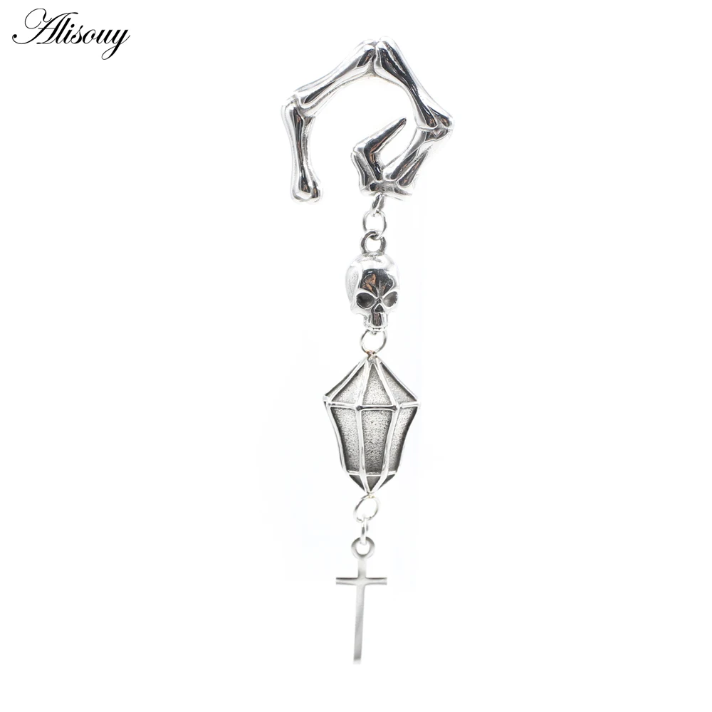 1Piece Skull Cross Lantern Spiral Bone Copper Ear Weights Expander Stretcher Plugs Gauges Earring Body Piercing Jewelry