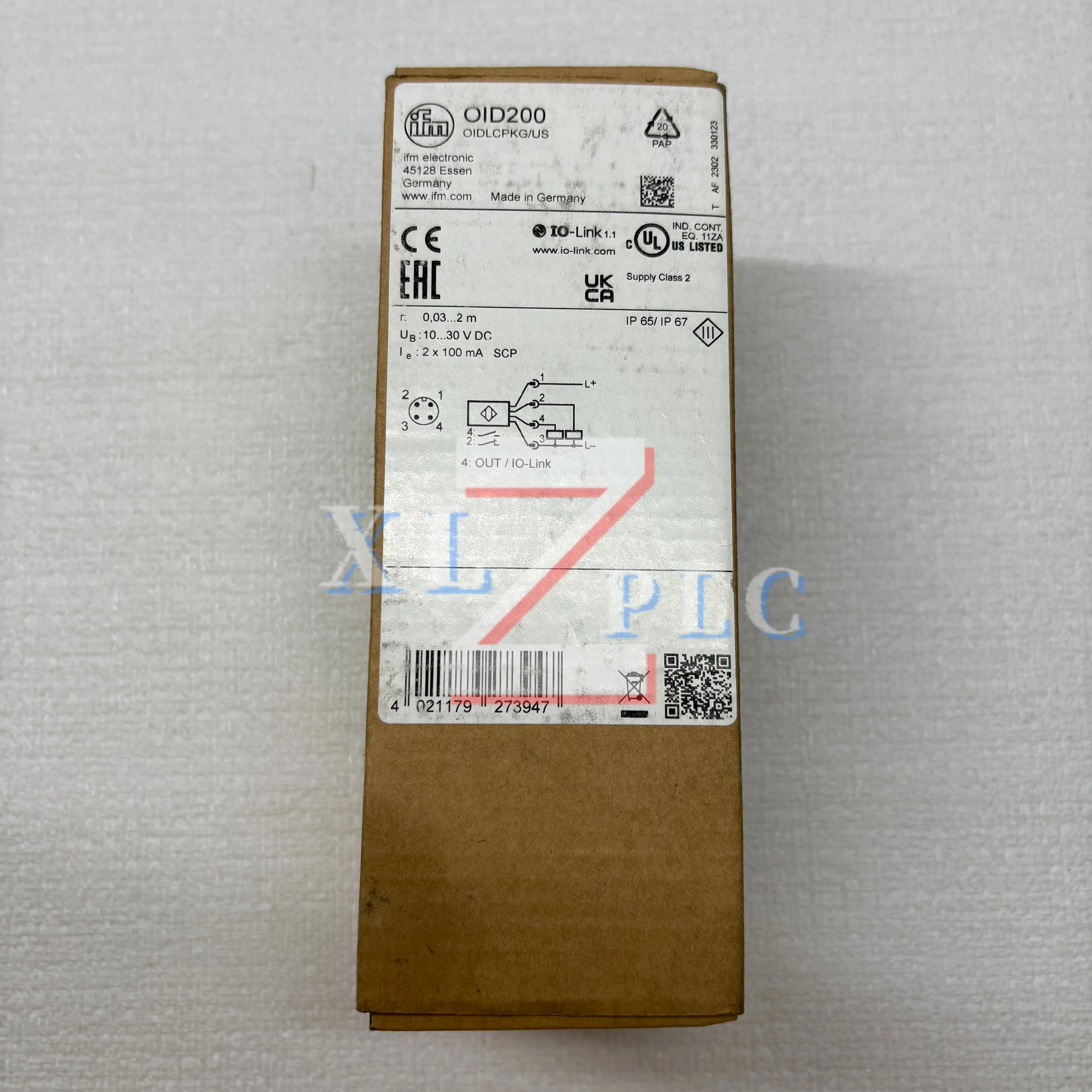 Laser distance measuring sensor brand new OID200 OIDLCPKG/US