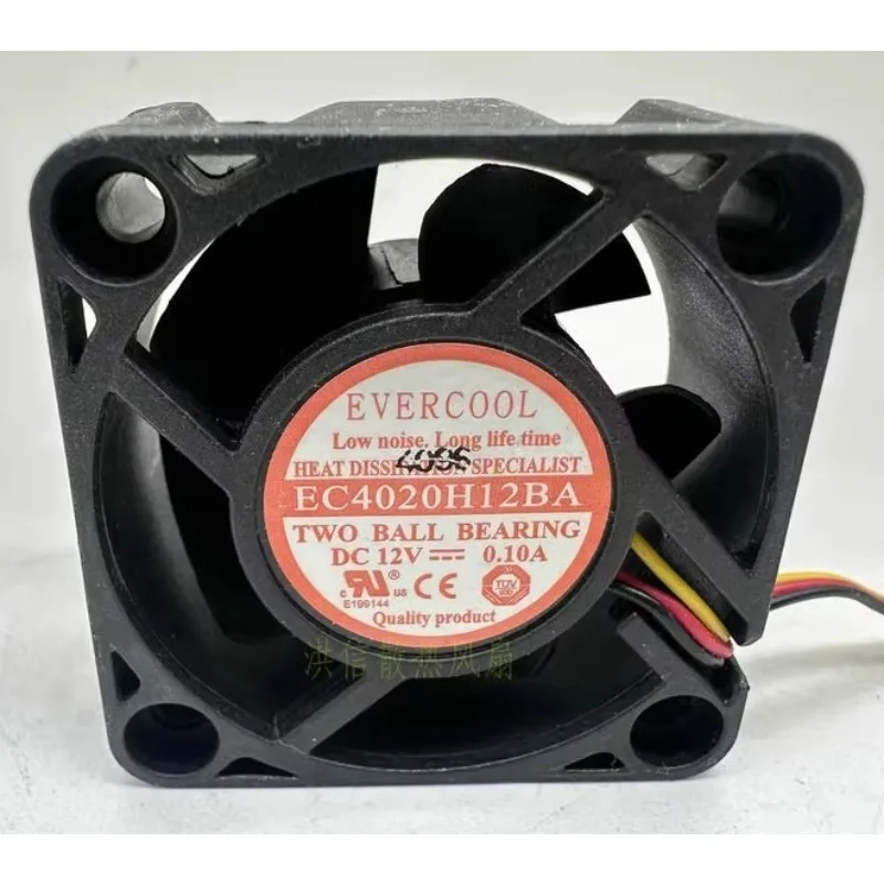 

New Cooler Fan for EVERCOOL EC4020H12BA DC12V 0.10A 4CM Cooling Fan 40 *40*20MM