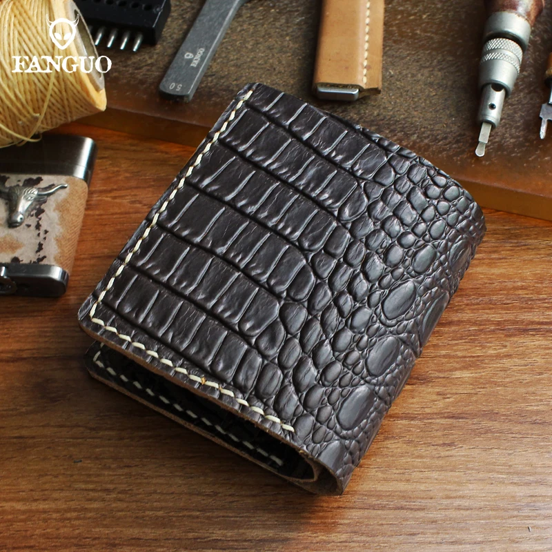 Simple Design Leather Short Wallet for Men Male Real Cowskin Card Purse Mini Men's Slim Purse Men Wallet Thin Porte Monnaie