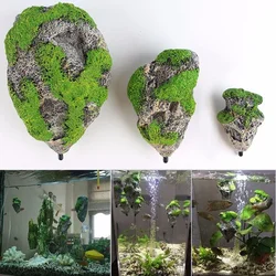 Floating Rock sospeso pietra artificiale acquario Decor Fish Tank decorazione galleggiante pomice Flying Rock Ornament