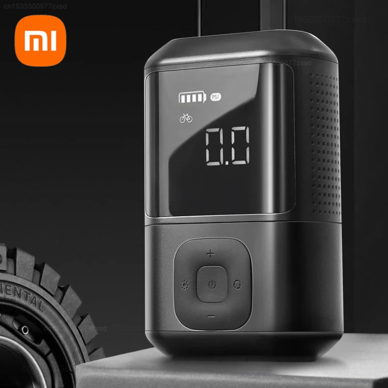 Xiaomi New Lydsto 1S Inflator Tire Pump Car Wireless Air Compressor for Motorcycles Bike Ball Tyre Mini Electric Inflatable Pump