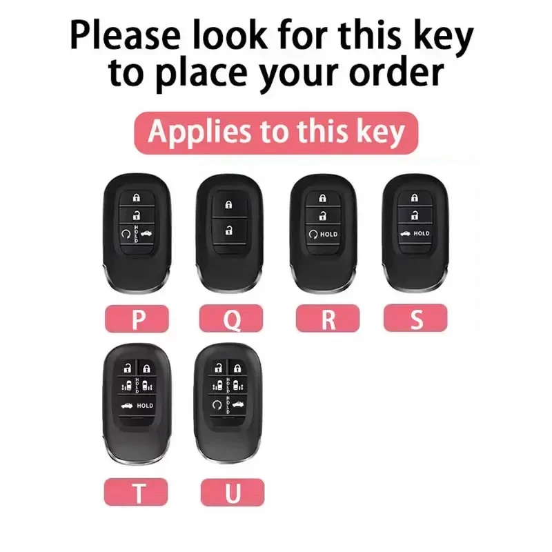 Suitable For Honda Keycase CRV Vezel 11th Generation Civic Accord Avancier Fit XRV Integra Inspire Keycover Keyshell Keychain