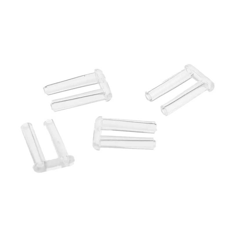 100Pcs/Set Double Rubber Plug For Frameless Glasses Spare Buckle For Prescription Glass Glasses Equipment Accessories