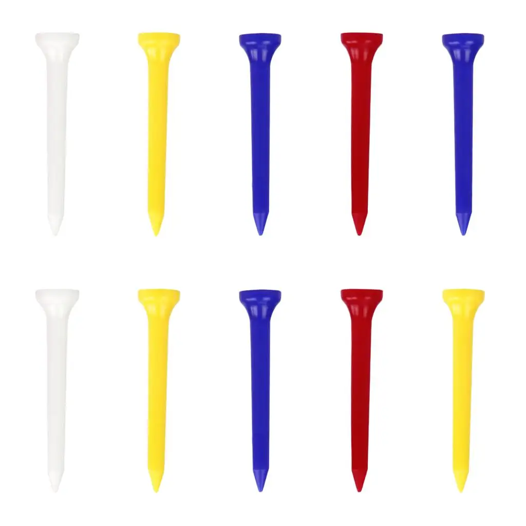 10Pcs golf professional tees Durable Bulk Golf Nails with Different Sizes 54/70/83mm