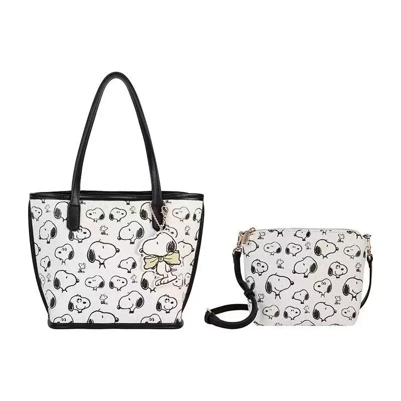 SnoAmendments-Sac fourre-tout portable à bandoulière, Noir et blanc, Couleur assortie, Mode haut de gamme, Literoffice Worker Consulbucket Bag, Nouveau