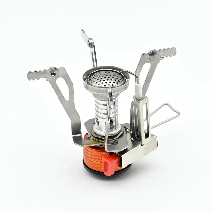 

Outdoor cookout integrated mini stove with electronic ignition portable stove stove cooker