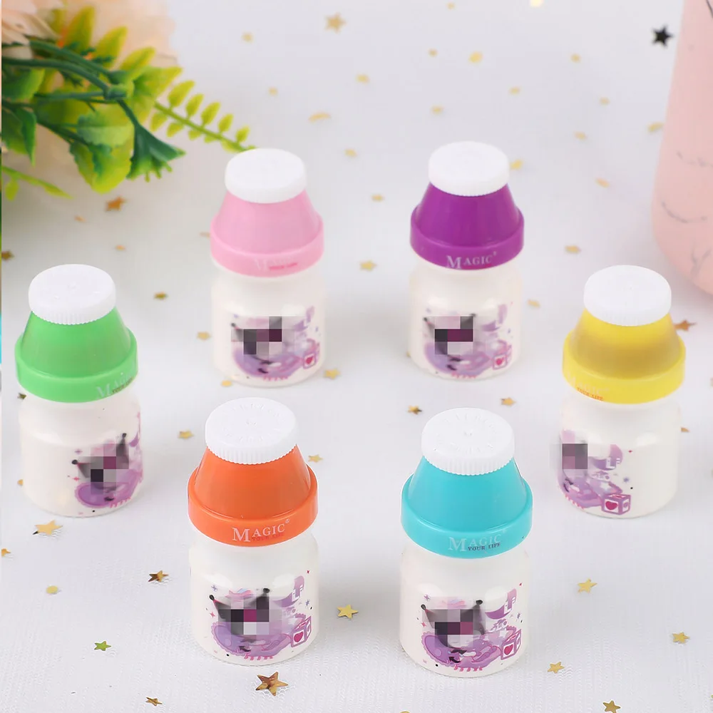 24pcs Cute Cartoon Drink Bottle Lip Gloss Set Glossy Moisturizing Non-sticky Lip Gloss Kawaii Women Lips Makeup Wholesale