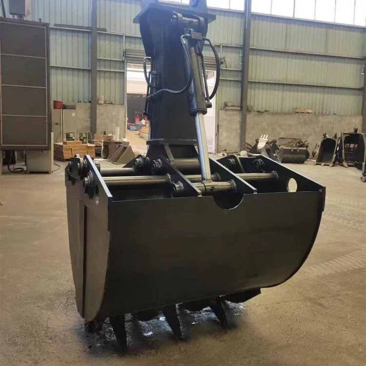 High Quality Hydraulic Heavy  Flap Bucket Grab Flip Grab