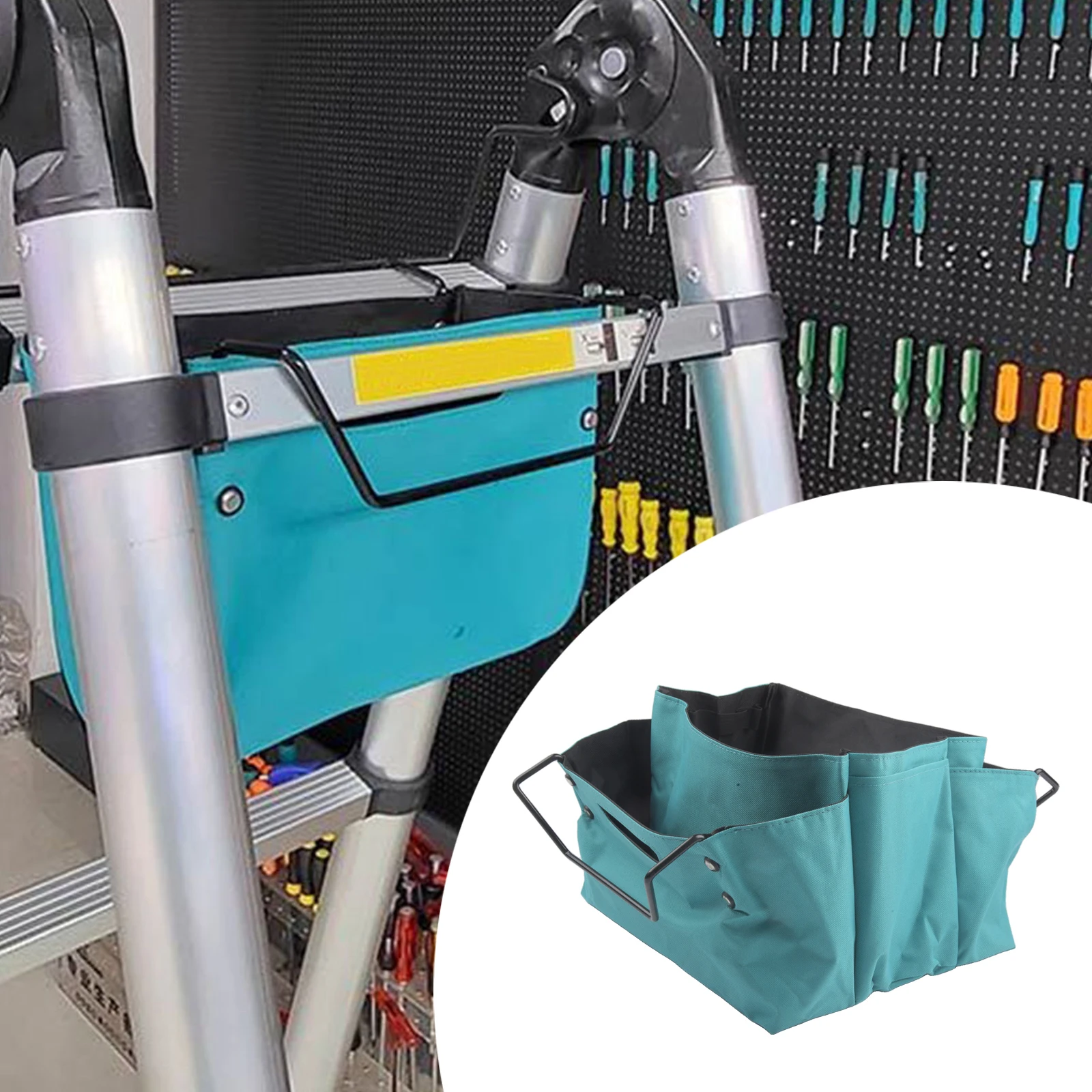 For Home Improvement Foldable Pouch Oxford Scratch-resistant Oxford Cloth Solid Construction Large Storage Capacity