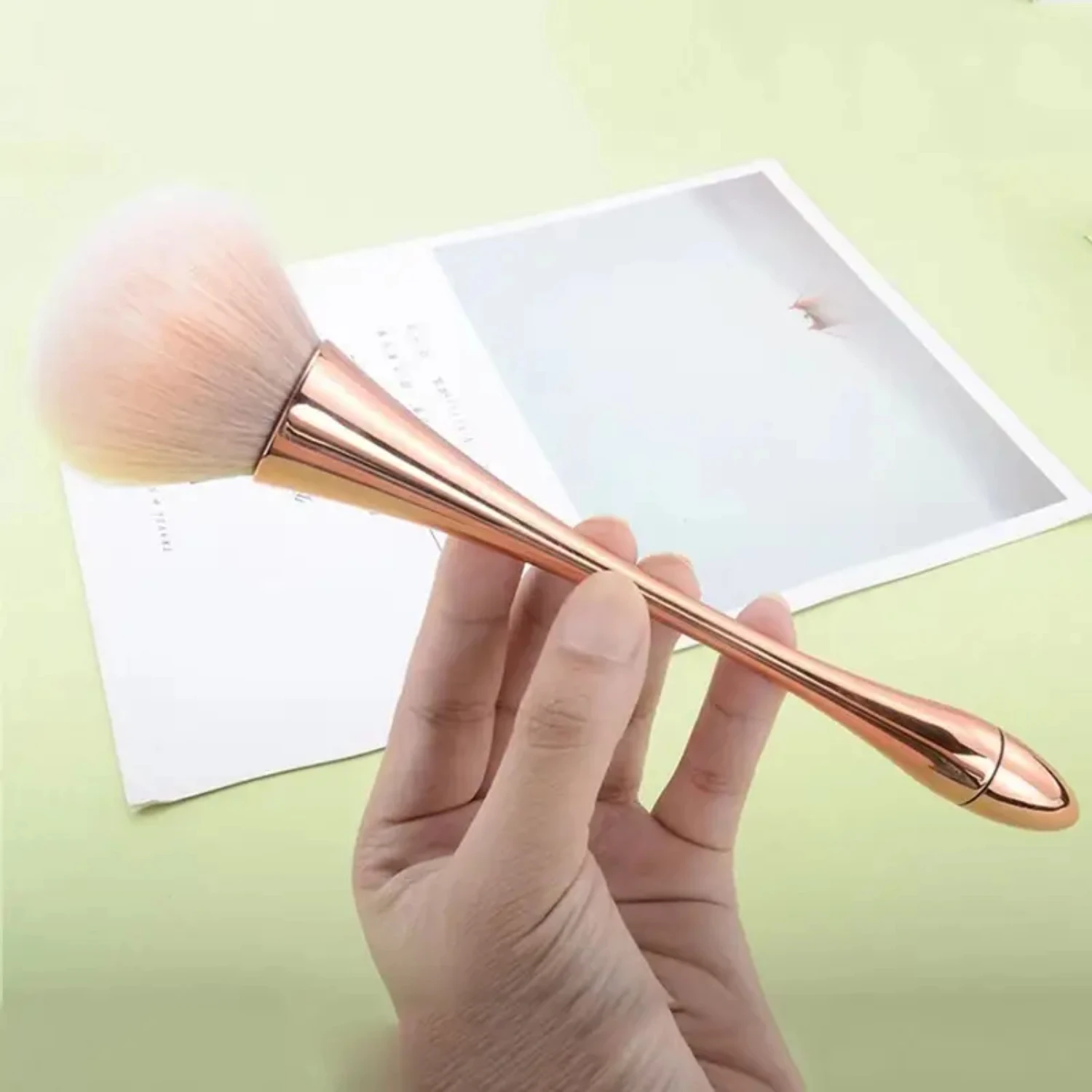 High-Quality Powder Brushes for Flawless Makeup Application - Essential Cosmetic Tools with Elegant Box - Foundation Makeup Brus