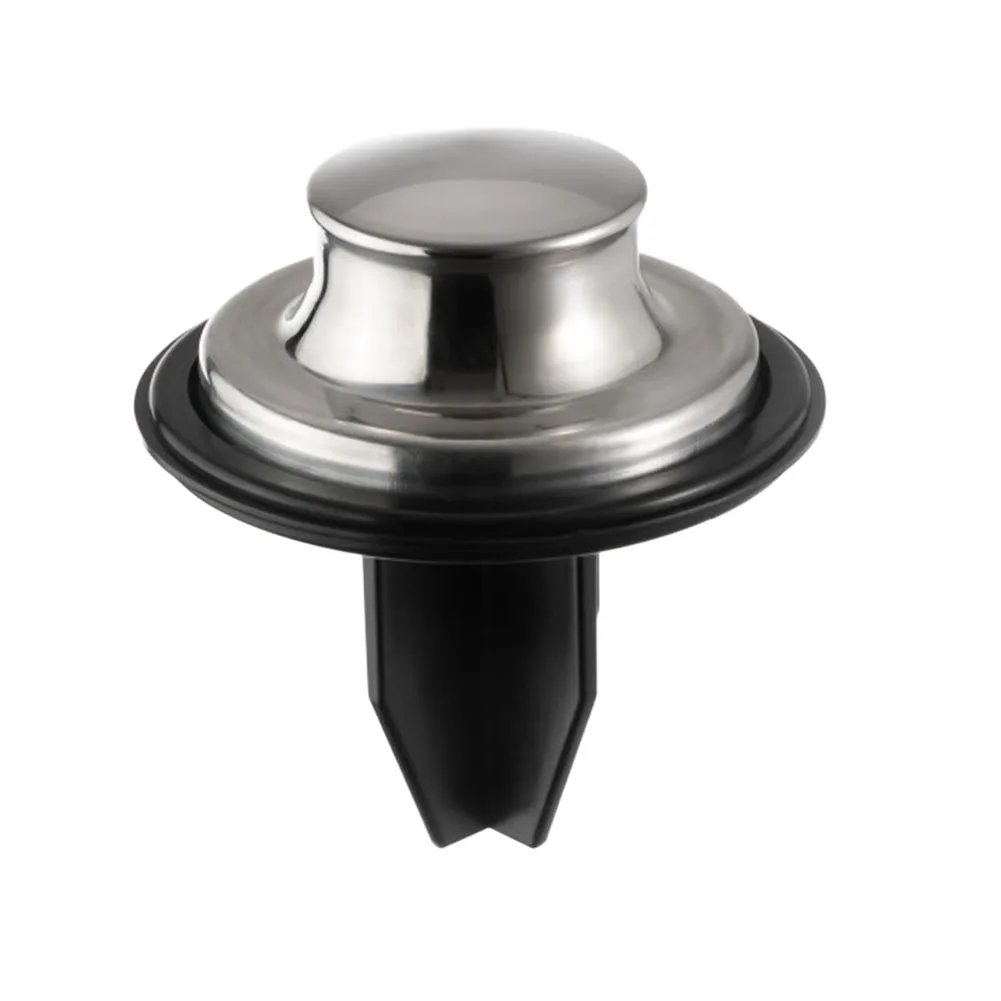 

Efficient stainless steel sink garbage disposer with rubber seal and handle for quick installation and secure water sealing