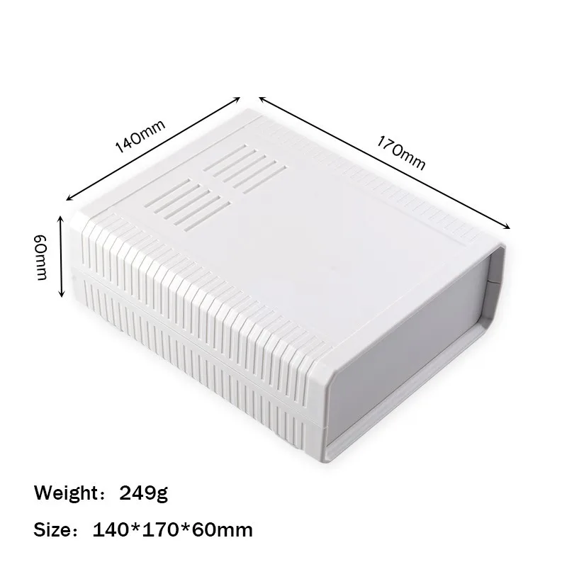 170x140x60mm ABS Diy Project Box Plastic Instrument Case Plastic Enclosure Junction Box Pcb Circuit Desktop Wire Connection Box
