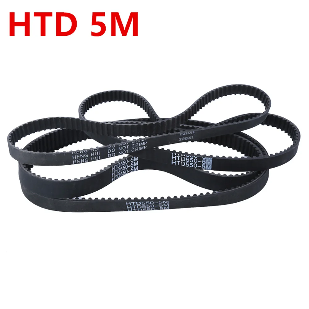 

HTD-5M 935mm-1050mm Pitch 5mm Timing Pulley Belt Close Loop Synchronous Belt Rubber Timing Belts Width 10mm 15mm 20mm