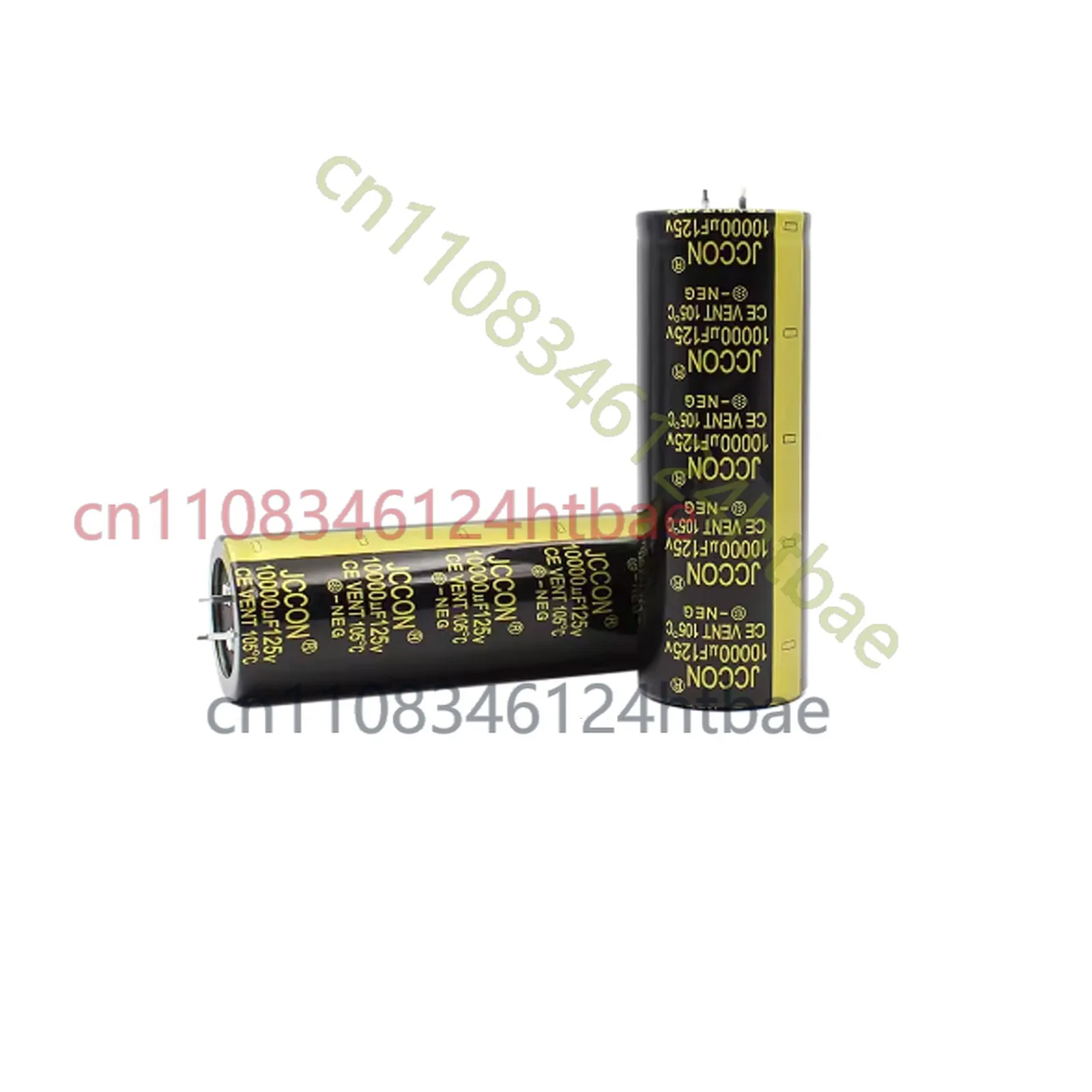 2-個-jccon-ブラックゴールド-125v-10000uf-アルミ電解コンデンサ-35x100mm-用