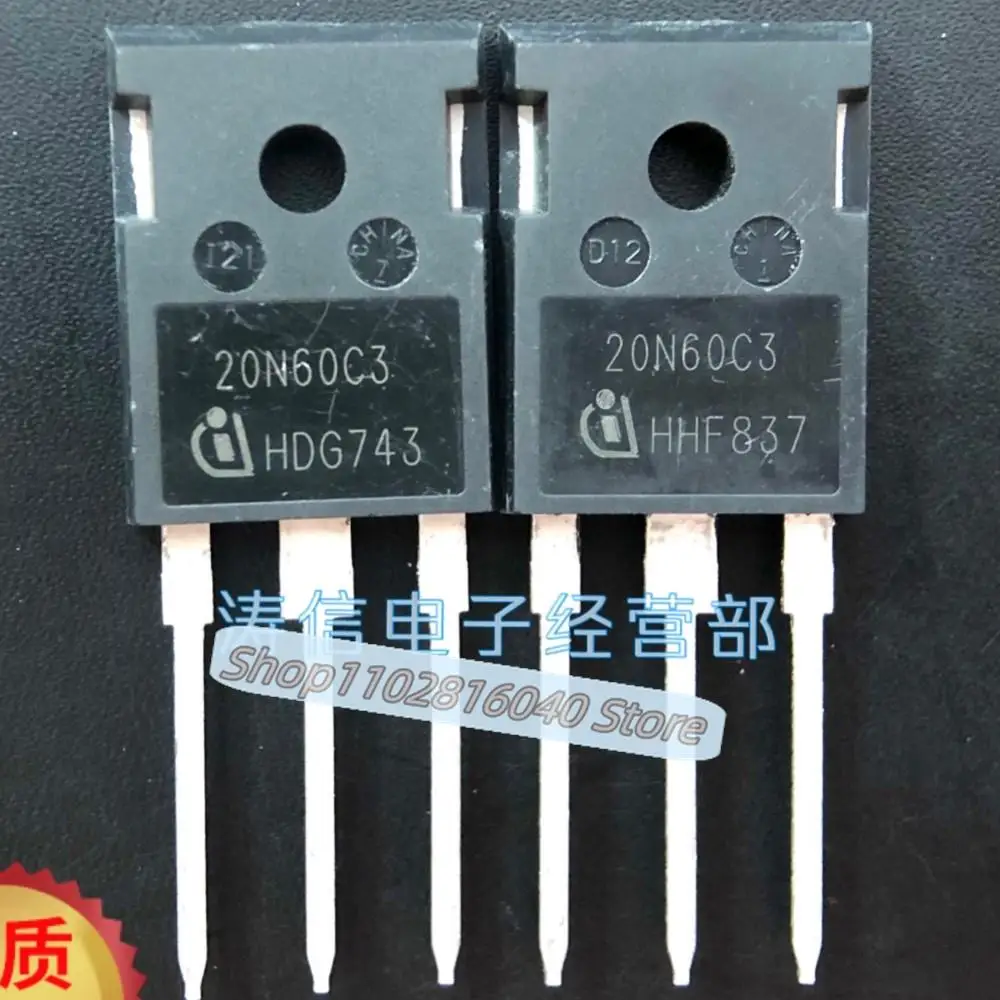 10PCS/Lot 20N60C3  SPW20N60C3 TO-247 600V 20A MOS Best Quality Imported Original Spot