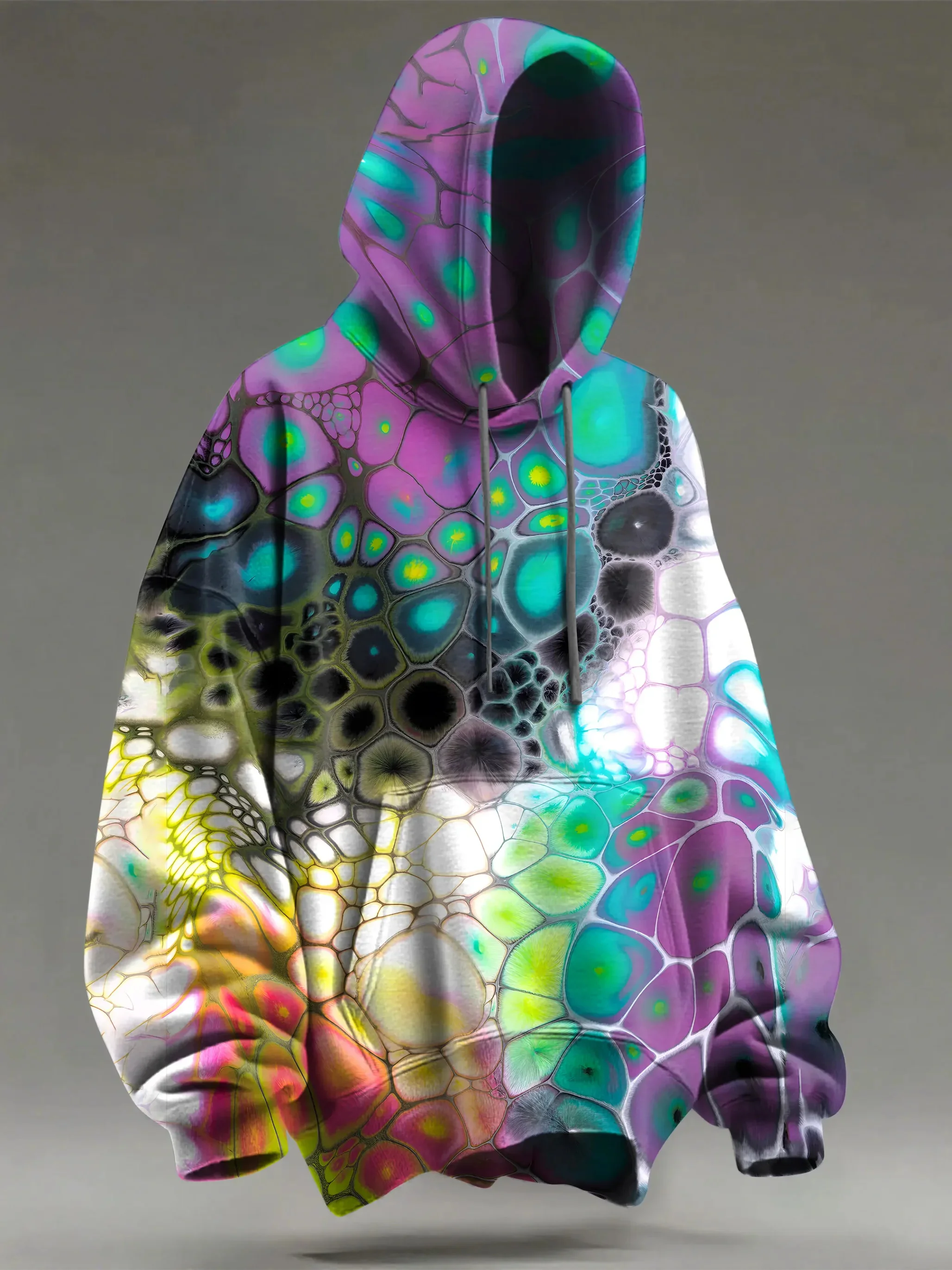 

Retro Multicolor Art Print Casual Hoodie Sweatshirt 3D Printed Women For Men Hoodies