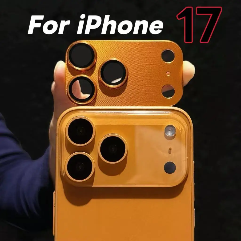All-in-One Metal Lens Protector for Apple iPhone 17 Pro Max, Full-Coverage Camera Guard Film for iPhone 17 Pro Rear Cameras