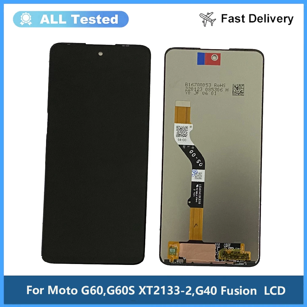 6.8'' Original lcd For Motorola Moto G40 Fusion LCD Display Touch Screen Assembly Repair LCD PANV0001IN PANV0005IN PANV0009IN