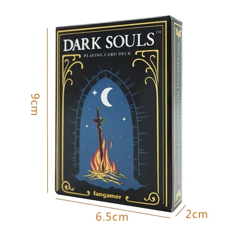 Baralho de cartas de pôquer Dark Souls com 52 cartas, perfeito para jogar pôquer Black Jack Big 2 e outros jogos de cartas