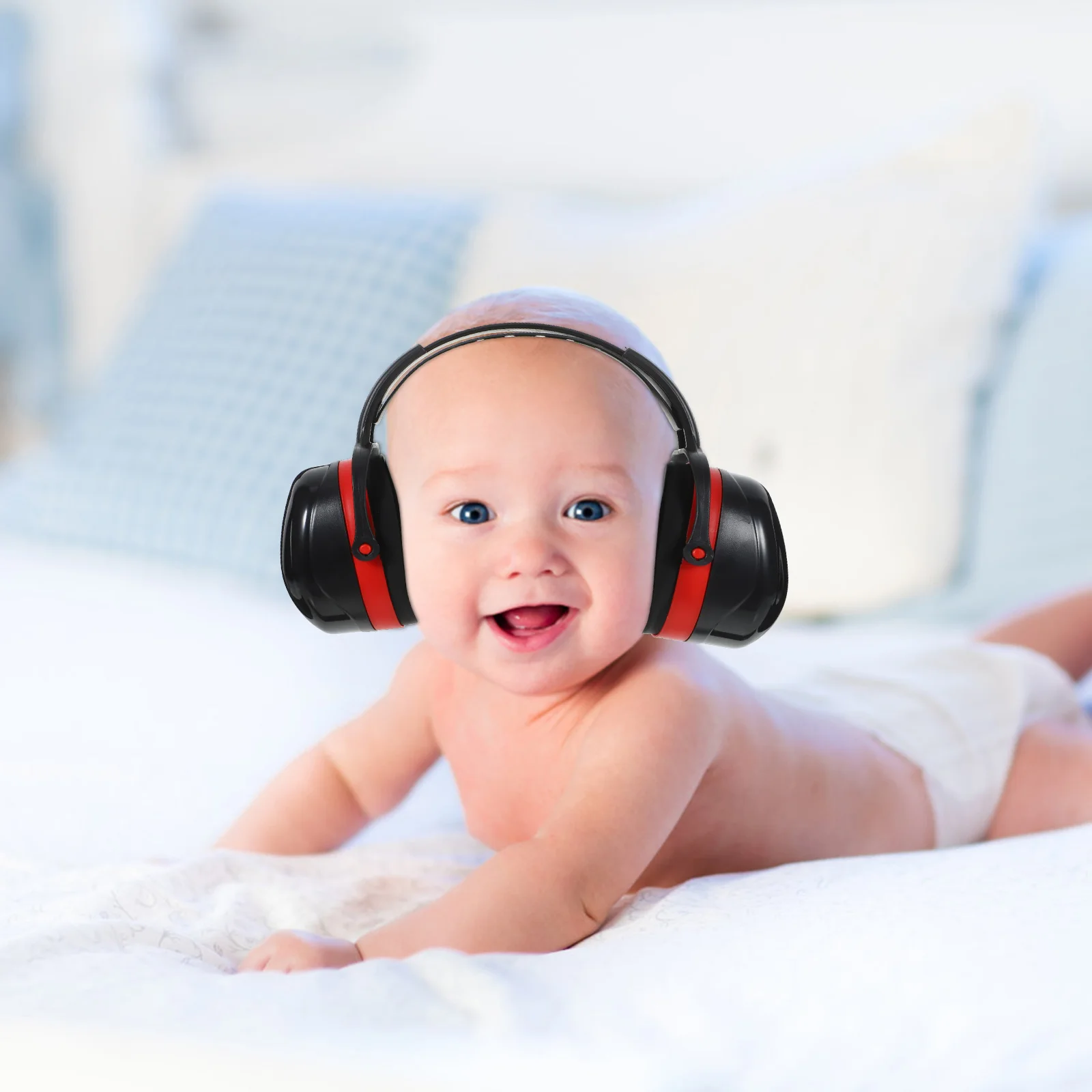 

Children Safety Ear Muffs Anti Noise for Kids Lightweight Portable Ear Protection Soundproof Headphones Sleep Shooting Noise