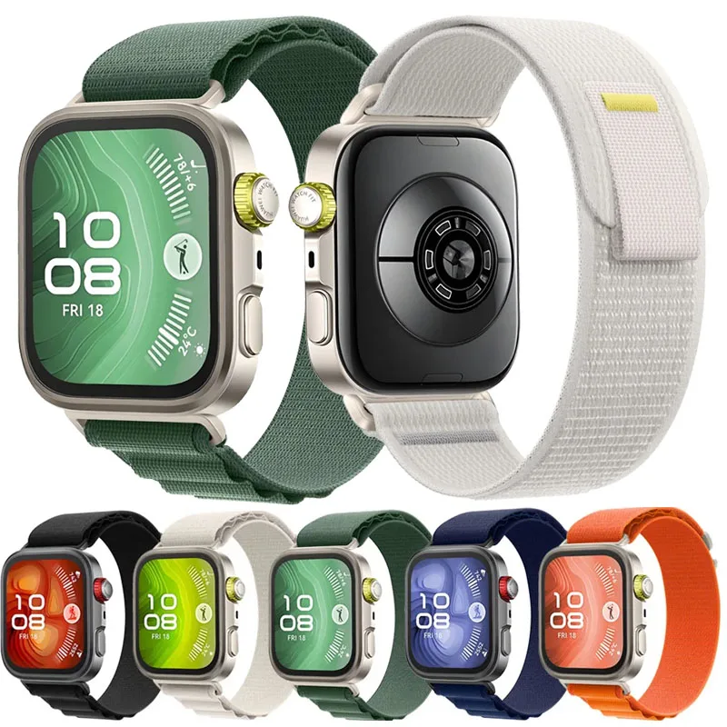 Image of Offizielle Alpine Nylon-Armbänder für Huawei Watch Fit 4/5 4/5 Pro für Huawei Watch Fit 5 4 3 Sport-Trail-Armband Zubehör