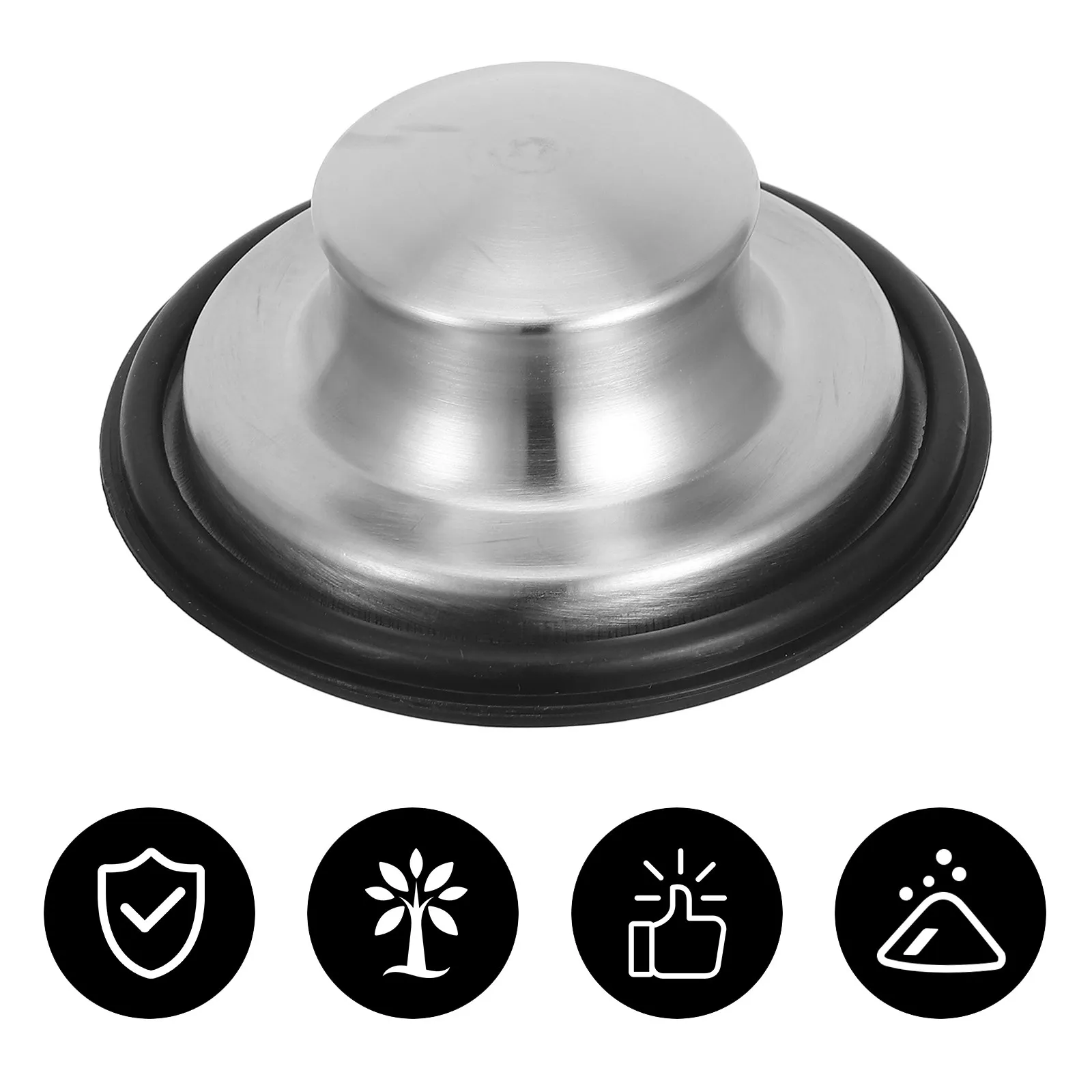 Kitchen Sink Stopper for Garbage Disposal and Dishwasher Drain Plug Rubber Fit Easy Install Clean Prevents Debris