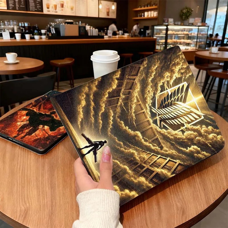 Attack on Titan Popular Anime For OPPO Pad 2 3 4 Neo Air SE X Pro 10.36 11 11.4 11.61 12.1 13.2 Inch 2025 Foldable Tablet Case