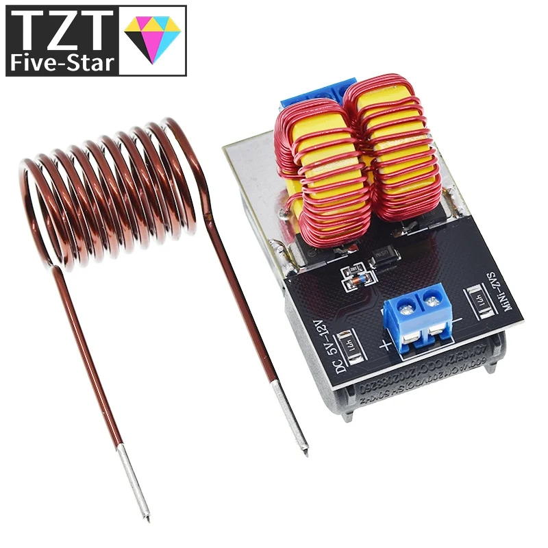 DC 5-12V Mini ZVS Low Voltage Induction Heating Power Supply Module Induction Heating board for induction Heating with Coil