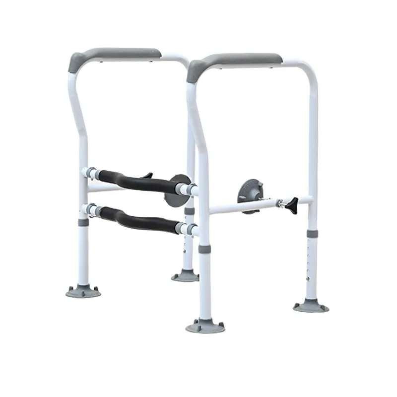 

Elderly toilet safety railing Indoor barrier-free anti-skid belt Suction cup Foot pedal folding No punching