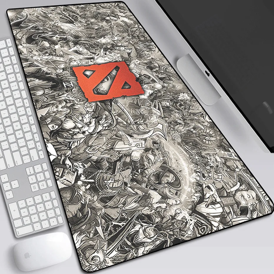 Dota 2 Mousepad Large keyboard pad Desk gaming Mouse Mat Laptop Anti-slip Office Natural Rubber Gamer Desktop dota2 Mouse Pad