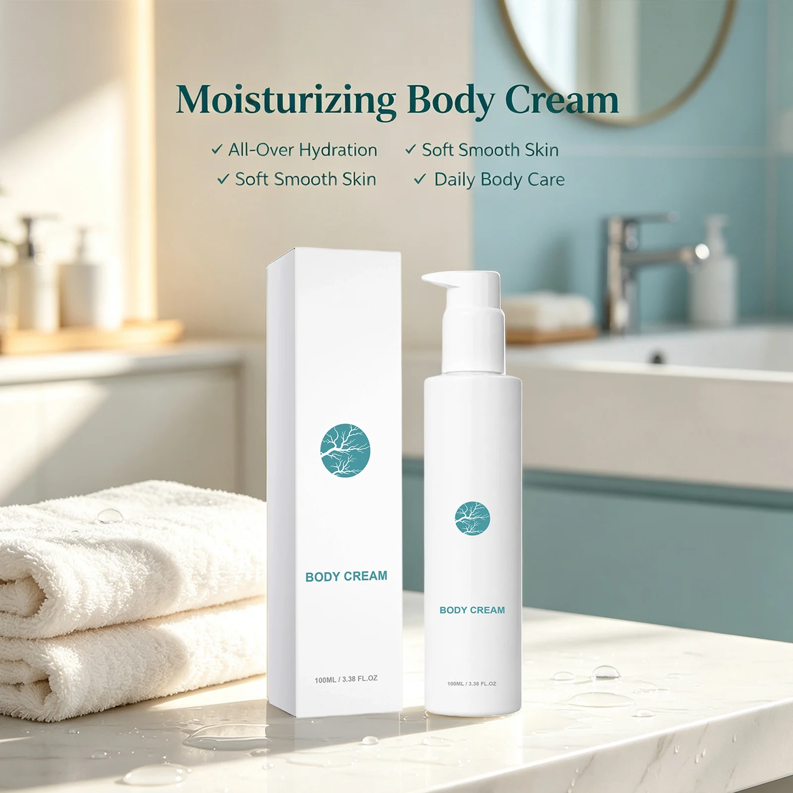 Nourishing Body Cream Soothe & Repair Skin Refine Rough Skin Texture Alleviate Dryness Brighten Deep Hydrating Full Body Lotion