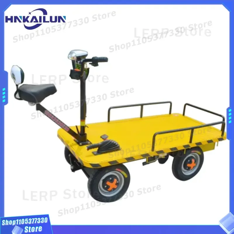 Mini Electric Cargo Trolley Four Wheel Folding Flatbed Cart Small Farm Utility Vehicle Professional Factory Direct Sale For