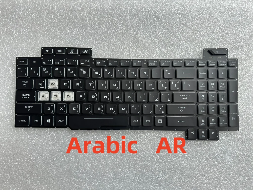 Sp/LA/French/Russian/US/Arabic Laptop Keyboard For ASUS ROG Strix Scar II S5C S5CM GL504 GL504GS GL504GV GL504GM With Backlight
