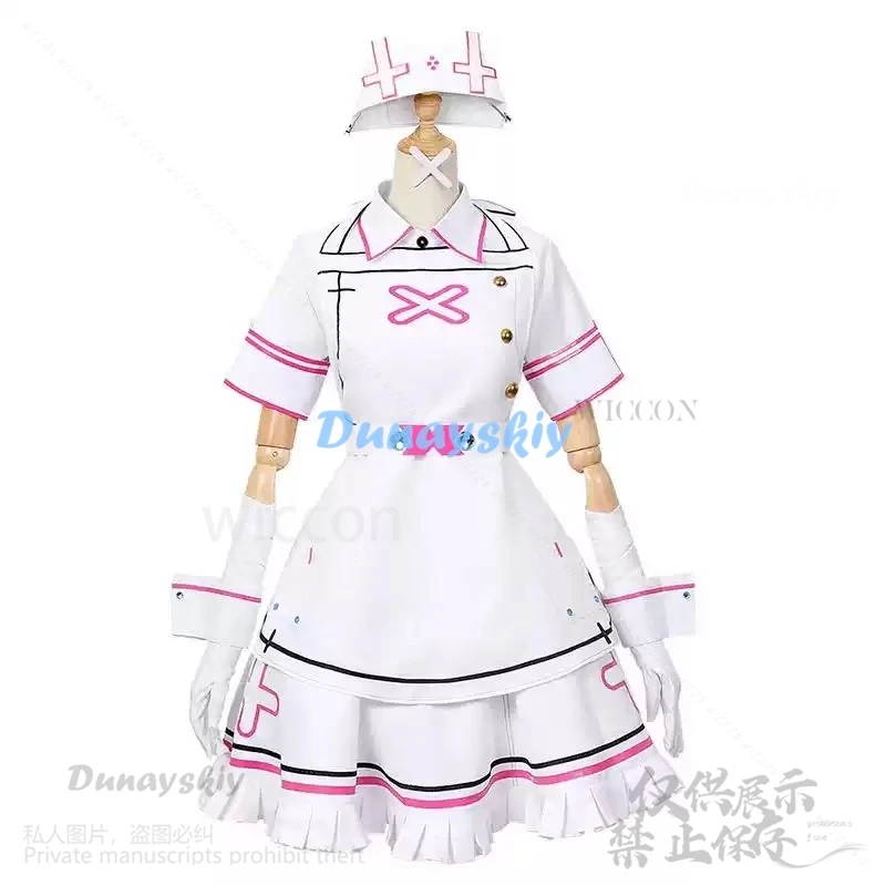 Sukoya Kana Cosplay Anime Virtual YouTuber Costume Nurse Uniform Dress Lolita Sexy Cute For Girls Halloween Party Customized