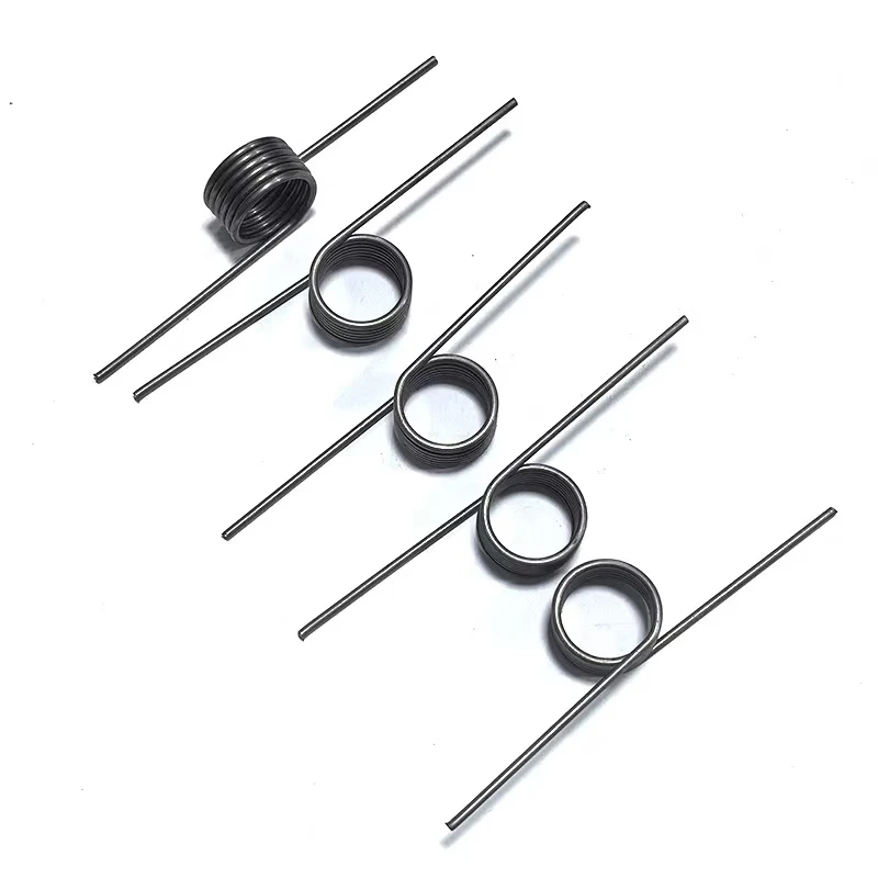 65Mn  Wire Diameter 2.2mm Left Torsion Spring Spring Steel Return Laps 3-9 Turns Reset V-shaped Spring Left Rotation Spring