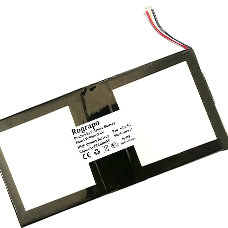 AKIA  Z38 5075140PL Batería de 7,6 V, 6000mAh, para ordenador portátil, tableta, PC, 10 pines, 7 cables, enchufe, Z38, 5075140PL, novedad