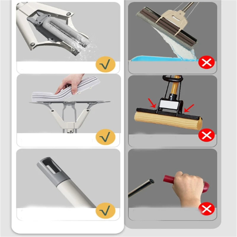 ممسحة كولوديون قابلة للغسل يدويًا ، ممسحة صغيرة ، محمولة ، ذاتية الضغط ، صغيرة ، طاولة مطبخ ، ممسحة صغيرة