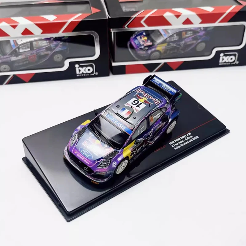 

IXO 1:43 Масштаб PUMA (новие неправильные основы) Ралли 2022, имитация сплава, металлическая модель автомобиля, статическая коллекция, украшенные праздничные игрушки, подарок