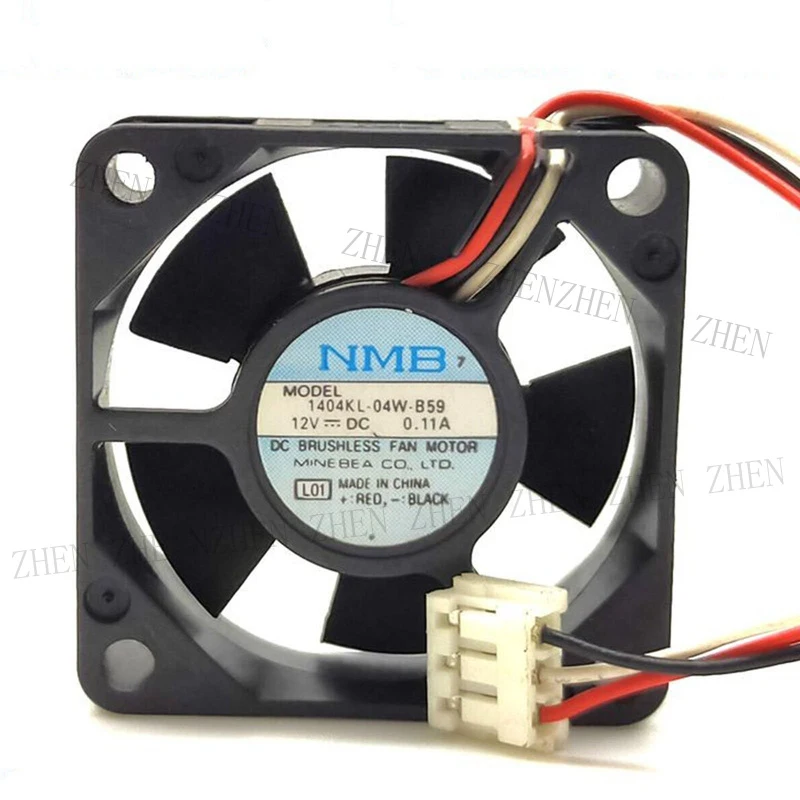 S New for NMB 1404KL-04W-B59 DC 12V 0.11A 3-wire cooling fan#QW