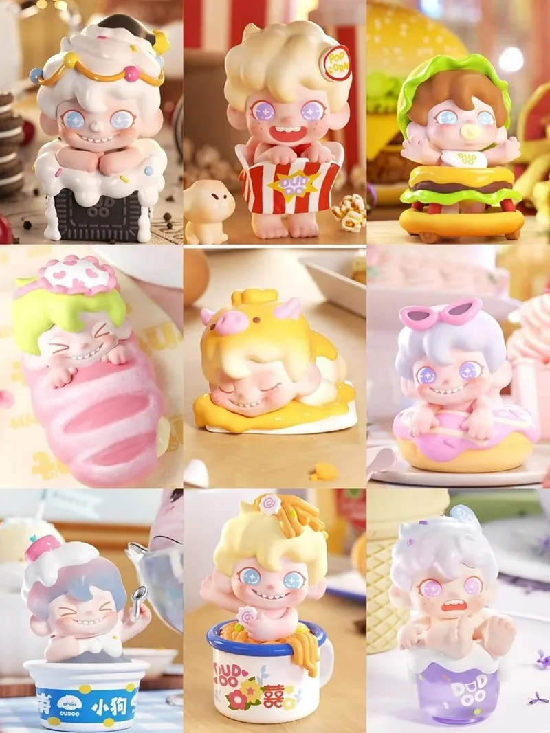 

new product Genuine dudoo Flavor afternoon tea blind box Blind Box Figure friends gift