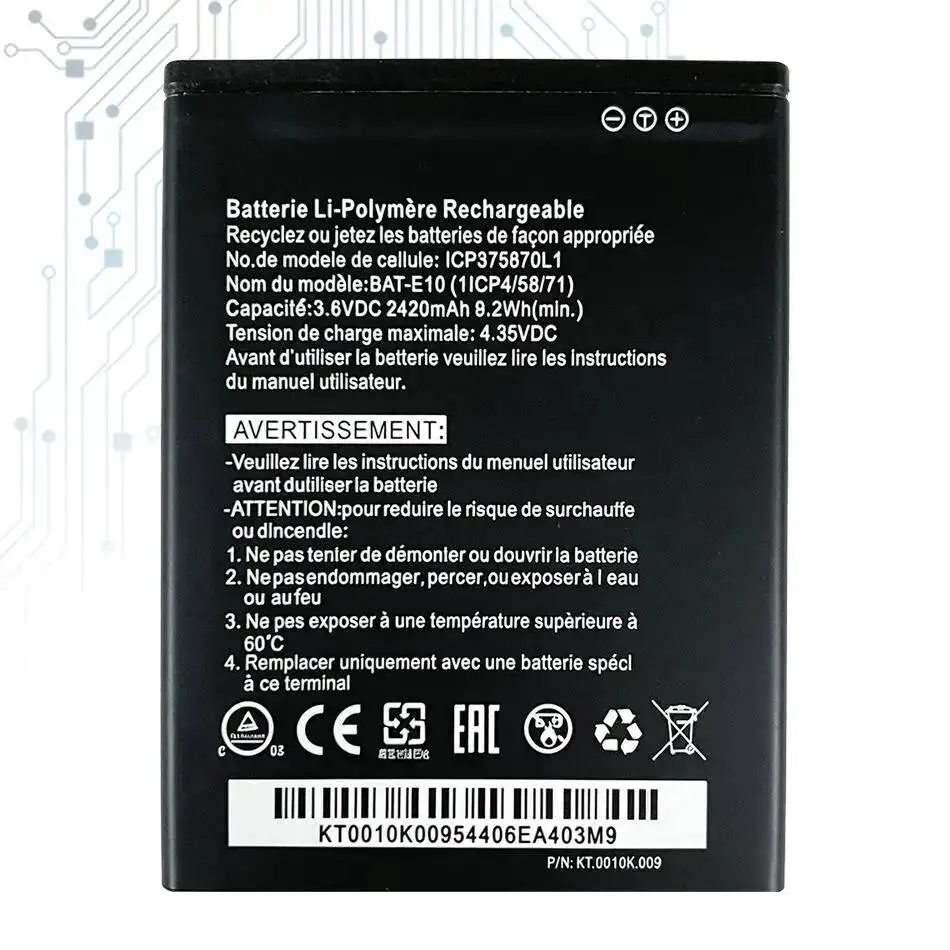 

Bat-A11 Bat-A12 Bat-E10 Battery For Acer Liquid E3 E700 Metal S59 Z330 Z410 Z5 Z520 Z530 Z630 Bat 1Icp4 A11 A12 E10 510 Lte