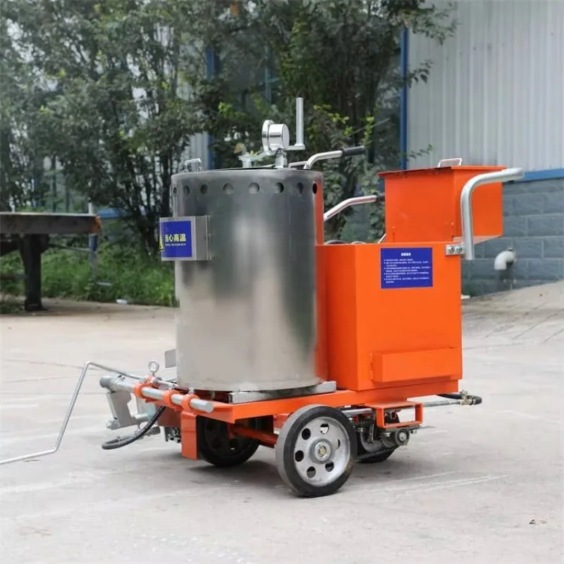 Floor Line Marking Tape Machine Line Striper Parking Lot Striping Machine Yellow Thermoplastic Road Marking Machine