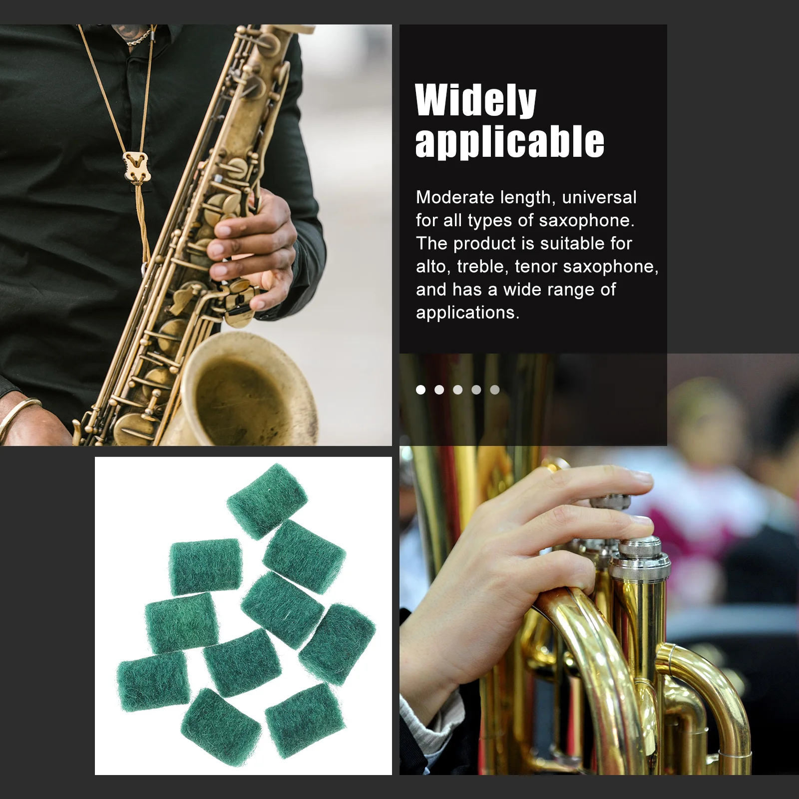 

10pcs Sax Felt Pillar For Saxophone Key Positioning Durable Lightweight Universal Repair Tool Musical Instrument Part