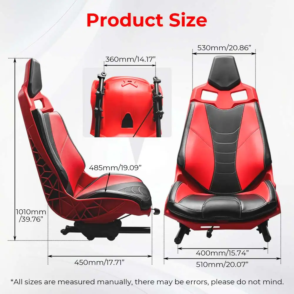 For Can-Am Maverick X3 MAX Turbo R RR DS X RS MR RC 2017-2026 UTV PU Racing Seat Sport Bucket Seats Adjustable Front or Rear