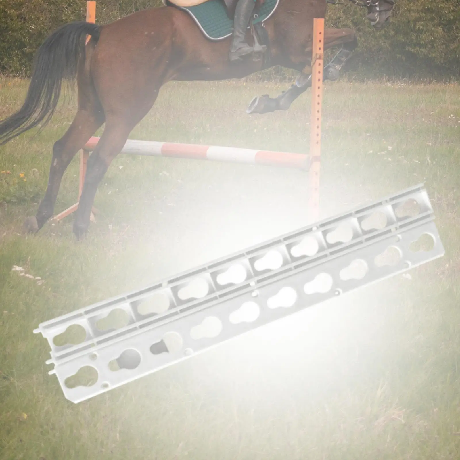 

2Pcs Keyhole Tracks Equestrian Accessory Lightweight Portable Horse Jumps