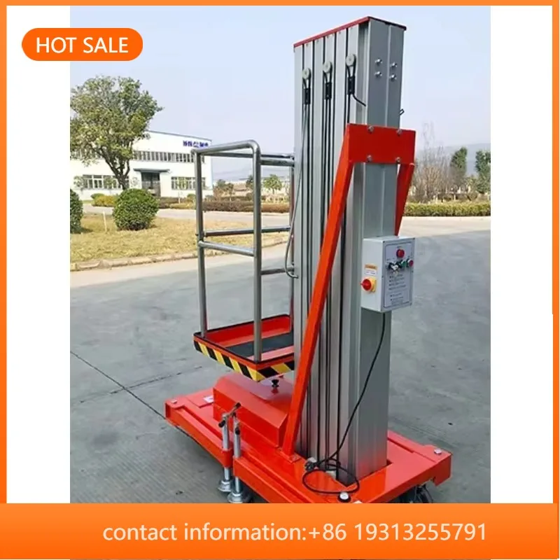 

【Best-selling】4m-14m Electric Aluminum Lift Ladder Portable Man Lift for Personal Operation