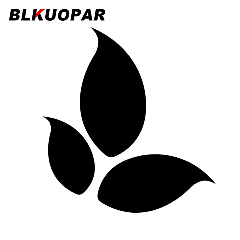 

BLKUOPAR для автомобиля с листьями, простые солнцезащитные наклейки, автомобильные аксессуары, устойчивые к царапинам украшения для скейтборда и доски для серфинга