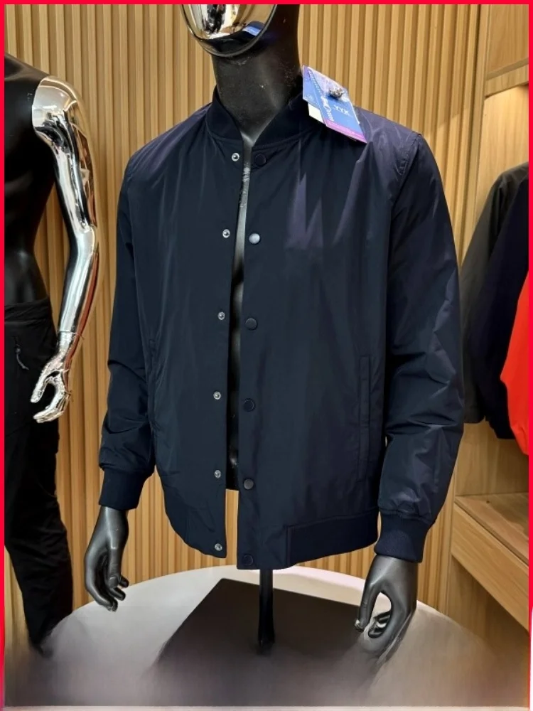 

Легкое хлопковое джет с 3D индивидуальным принтом, мужское бейсбольное пальто в американском стиле, летный джет, осенне-зимнее водонепроницаемое мужское пальто